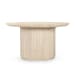 Vander - Solid Wood Round Dining Table - White