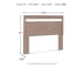 Flannia - Gray - Queen Panel Headboard
