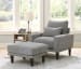 Baneway - Sterling - 2 Pc. - Chair with Ottoman