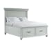 Slater - Queen Platform Storage 4 Piece Bedroom Set - Gray