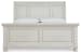 Robbinsdale - Antique White - King Sleigh Bed
