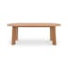 Delta - Oval Outdoor Dining Table - Natural