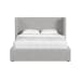 Angeline - Complete Queen Non-Storage Bed - Gray Fabric
