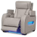 Boyington - Power Recliner/Adj Headrest - Gray