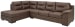 Maderla - Walnut - Left Arm Facing Corner Chaise 2 Pc Sectional