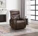 Leighton - Power Lift Recliner With Power Headrest And Power Lumbar - Brown