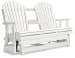 Hyland Wave - White - Glider Loveseat