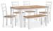 Gesthaven - Dining Room Table Set (Set of 6) - Natural / White