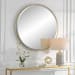 Canillo - Round Mirror - Gold