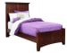 Bonanza Mansion Bed with Storage Footboard Cherry Full