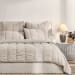 Rowen - Queen Quilt - Taupe