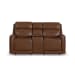 Alister - Power Gliding Loveseat With Console, Power Headrests & Lumbar - Sedona
