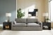 Dramatic - 4 Pc. - Sofa, Loveseat, Chair And A Half, Ottoman - Granite