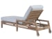 Stillwater Cove - Chaise Lounge - Light Brown / Blue
