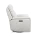 Refined - Power Swivel Gliding Recliner With Power Headrest & Lumbar - Pearl
