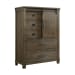 Scott - King Platform Storage 3 Piece Bedroom Set - Dark Brown