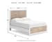 Charbitt - Two-tone - Full Panel Bed