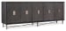 Melange - Keenan 5-Door Credenza - Dark Brown