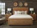 Los Altos - Antilles Upholstered Panel Bed 6/0 California King - Light Brown
