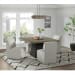 Jemma - 5 Piece Standard Height Dining Set Square Table And Four Chairs - Gray