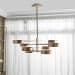 Monocle - 8 Light Chandelier - Brass / Gold