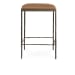 Bose - Leather Counter Stool - Chestnut Brown