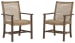 Germalia - Brown - Arm Chair (2/cn)