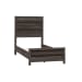 Tanners Creek - Twin Panel Bed - Dark Gray