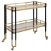 Kentmore - Modern Bar Cart - Gold