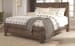 Trinell - Brown - King Panel Bed - Chunky Style
