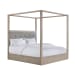 Arcadia - King Canopy 3 Piece Bedroom Set - Grey