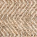 Jute Favorites - 1' x 1' Herringbone Rug - Natural/Ivory