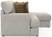 Tori - 2 Piece Sofa Chaise With Comfort Coil Seating And 6 Accent Pillows Included (Right Side Facing Chaise) - Birch