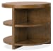 Melange - Mulholland Round End Table - Dark Brown