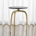 Wishbone - Side Table - Black / Gold