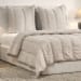 Rowen - 3 Piece Queen Quilt Set - Taupe