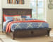 Lakeleigh - Brown - King Upholstered Bed