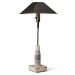 Telescope - Buffet Lamp - Gray Travertine/Bronze