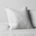 Prism - 22" x 22" Mance Pillow - Ivory/White