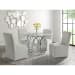 Merlin - Standard Height 5 Piece Dining Set-Table And Four Side Chairs - Gray