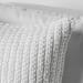 Prism - 22" x 22" Mance Pillow - Ivory/White