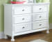 Kaslyn - White - 8 Pc. - Dresser, Mirror, Chest, Full Panel Bed, 2 Nightstands