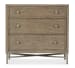 Sonnet - Three-Drawer Nightstand - Dark Gray