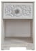Paxberry - Whitewash - One Drawer Night Stand