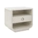 Brighton - Stone Top Accent Nightstand With Storage Drawer And USB Port - White