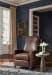 RC - Rylea Manual Push Back Recliner - Dark Brown