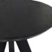 Rodrigo - Wood Round Bar Table - Black