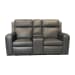 Wyatt - Power Reclining Loveseat With Console & Power Headrests & Lumbar - Dark Brown