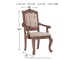 Charmond - Brown - Dining UPH Arm Chair (2/CN)
