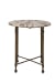 Colmar - Side Table - Beige / Gold